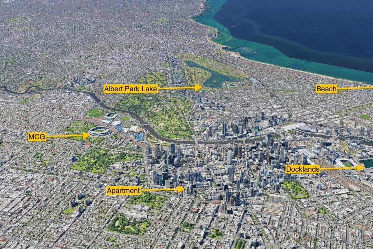 Central Sleek City Living Close To Everything Melbourne Kültér fotó